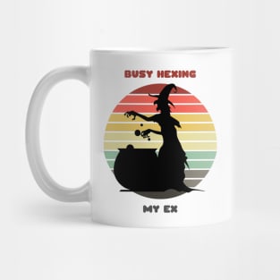 Sunset Witch / Busy Hexing My Ex Mug